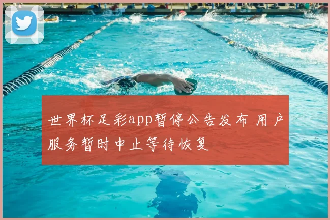 世界杯足彩app暂停公告发布 用户服务暂时中止等待恢复